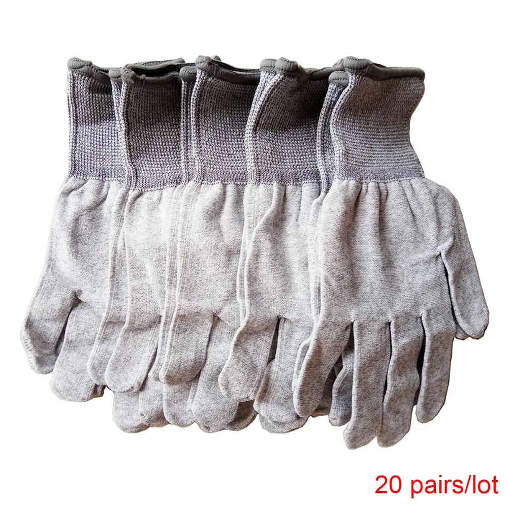 20 pairs Anti-static Full Fingers Labor Working Nylon Wear-resisting Gloves Worker Experiment Safety Work Anti-slip Gloves 20D08
20 pairs Anti-static Full Fingers Labor Working Nylon Wear-resisting Gloves Worker Experiment Safety Work Anti-slip Gloves 20D08