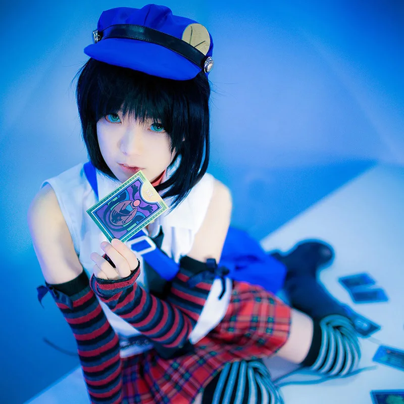 Persona 4 The Golden Animation Marie Cosplay Costume With Socks