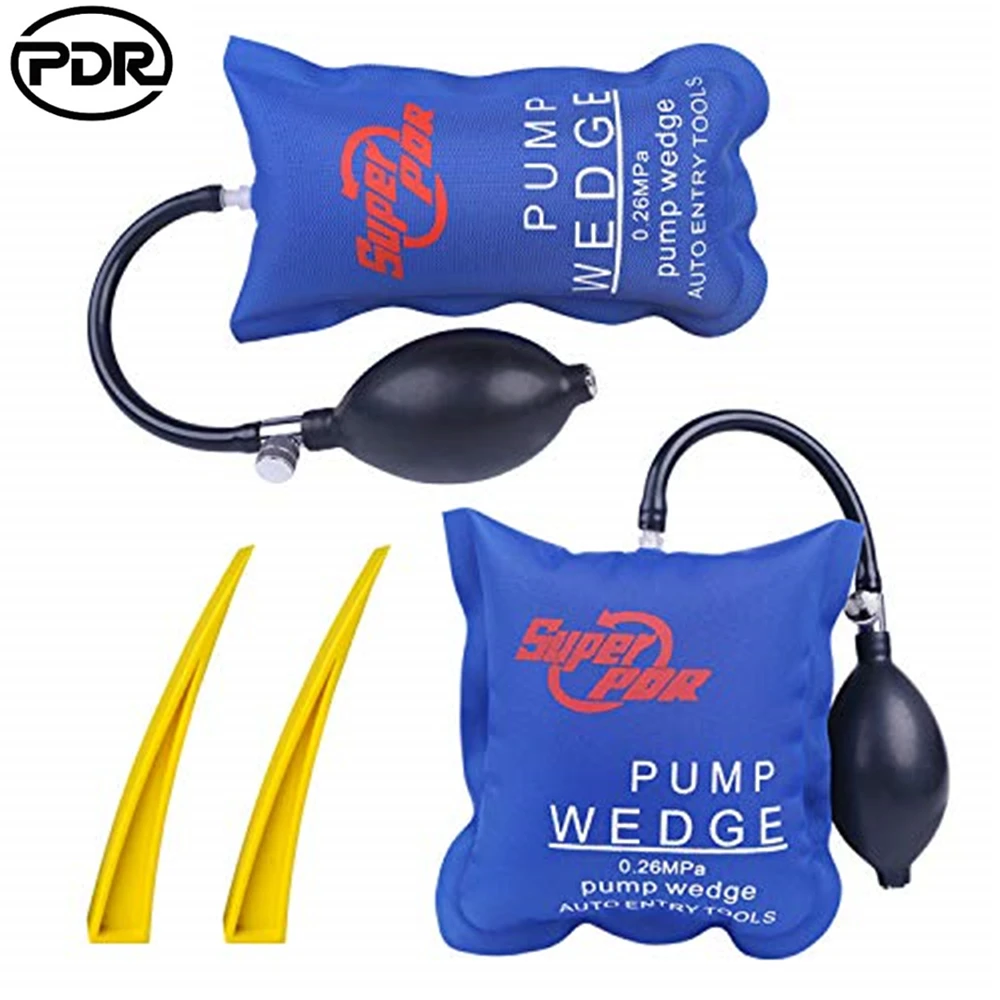 PDR Air Wedge PDR Pump Car Dent Repair Locksmith Tool with 2pcs Tap Down Pen for Door Table Cabinet Use
PDR Air Wedge PDR Pump Car Dent Repair Locksmith Tool with 2pcs Tap Down Pen for Door Table Cabinet Use