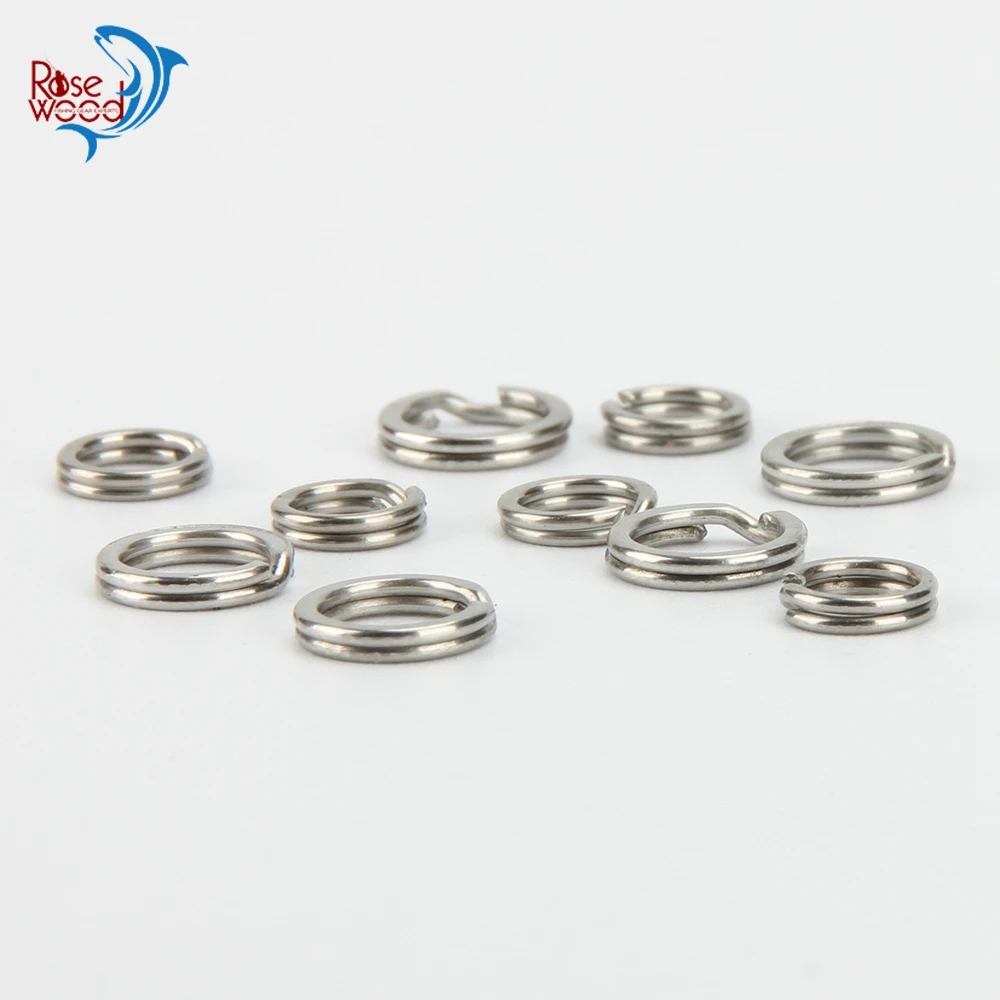RoseWood 100pcs/Lot Squashed Double Ring 5mm 7mm Super Strong Dual Ring Link Hard Lure Hook Connector Rings Stainless Steel
RoseWood 100pcs/Lot Squashed Double Ring 5mm 7mm Super Strong Dual Ring Link Hard Lure Hook Connector Rings Stainless Steel