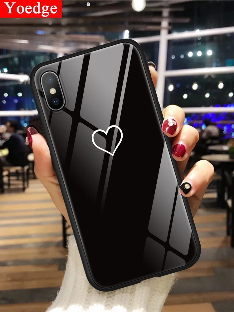 Tempered Glass Phone Case For iPhone XS Max 6 6S S 7 8 Plus Back Cover For iPhone X XR 7plus Soft Edge Funda For iPhone 7 Luxury
Tempered Glass Phone Case For iPhone XS Max 6 6S S 7 8 Plus Back Cover For iPhone X XR 7plus Soft Edge Funda For iPhone 7 Luxury