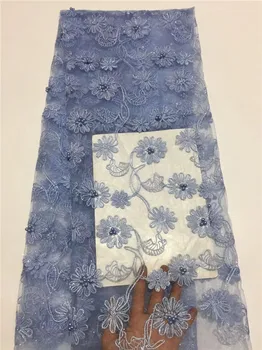 High Quality African Lace Fabric 2019 French Tulle Lace Fabric beads sequins 5 Yards Net Lace For Wedding Dress sky blue yellow
High Quality African Lace Fabric 2019 French Tulle Lace Fabric beads sequins 5 Yards Net Lace For Wedding Dress sky blue yellow