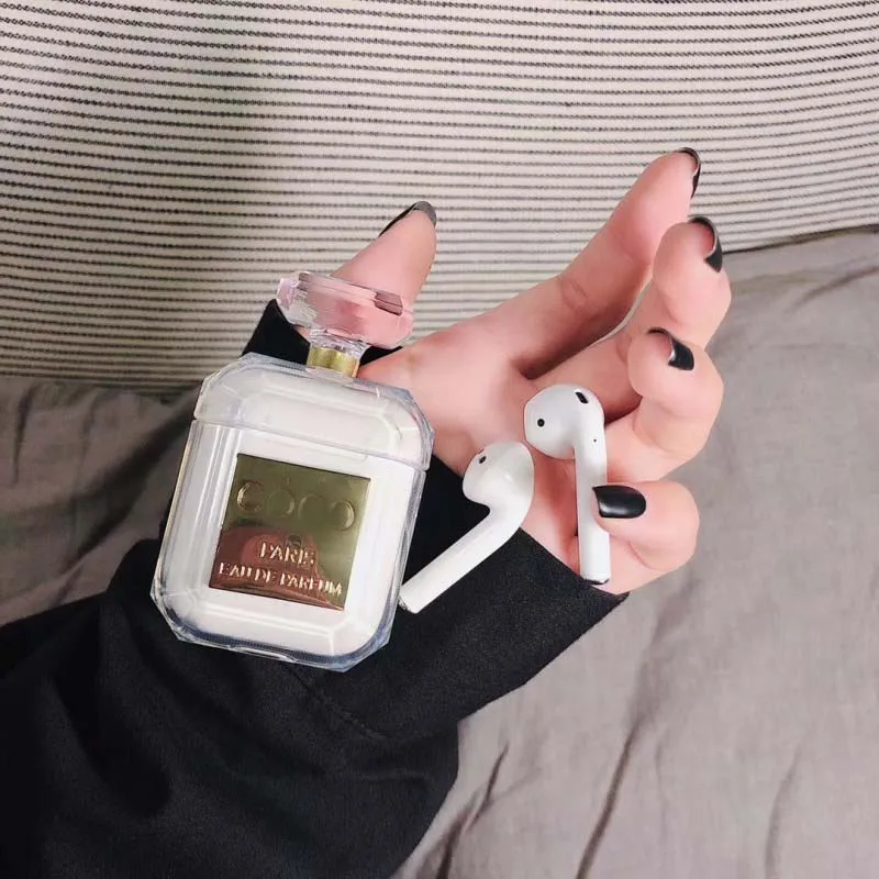 Luxury Perfume Bottle Silicone Protector Bluetooth Wireless Earphone Case For Apple Airpods Shockproof Cover Earphone
Luxury Perfume Bottle Silicone Protector Bluetooth Wireless Earphone Case For Apple Airpods Shockproof Cover Earphone