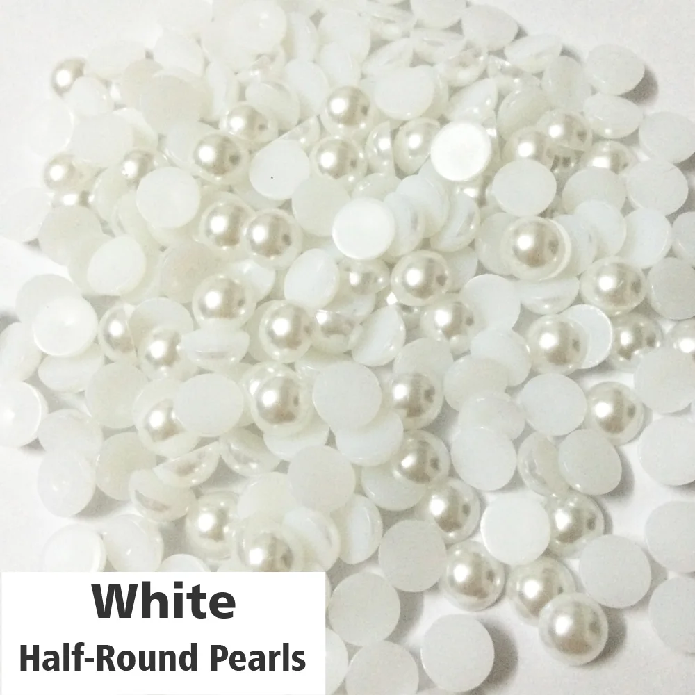 3mm-14mm ABS Immitation Flat Back Half Round WHITE IVORY PEARLS Gems Resin Cabochon Beads Pearl Finish Half Dome Plastic Beads
3mm-14mm ABS Immitation Flat Back Half Round WHITE IVORY PEARLS Gems Resin Cabochon Beads Pearl Finish Half Dome Plastic Beads