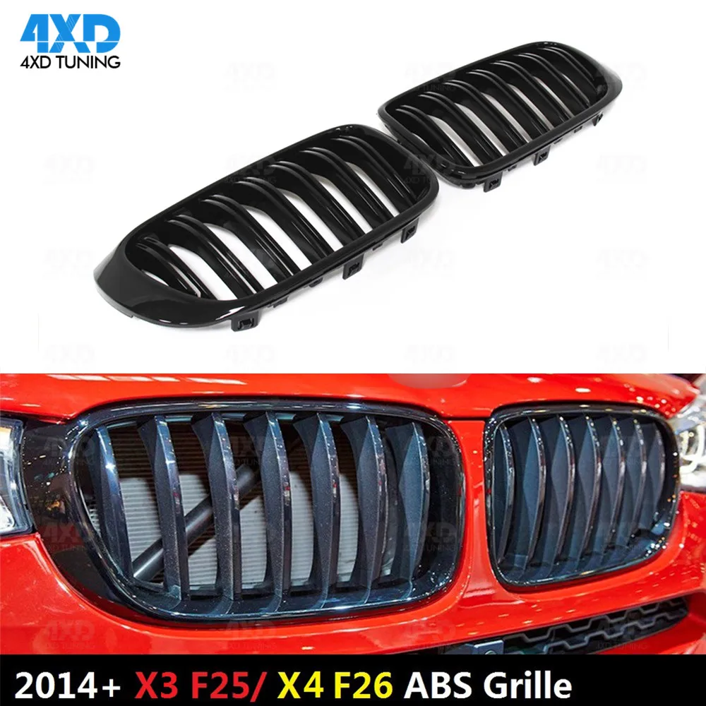 Front racing Grille M LOOK For BMW X3 F25 X4 F26 Carbon&Plastic Front Bumper kidney Grille Glossy Black 2014 2015 2016 2017 2018
Front racing Grille M LOOK For BMW X3 F25 X4 F26 Carbon&Plastic Front Bumper kidney Grille Glossy Black 2014 2015 2016 2017 2018