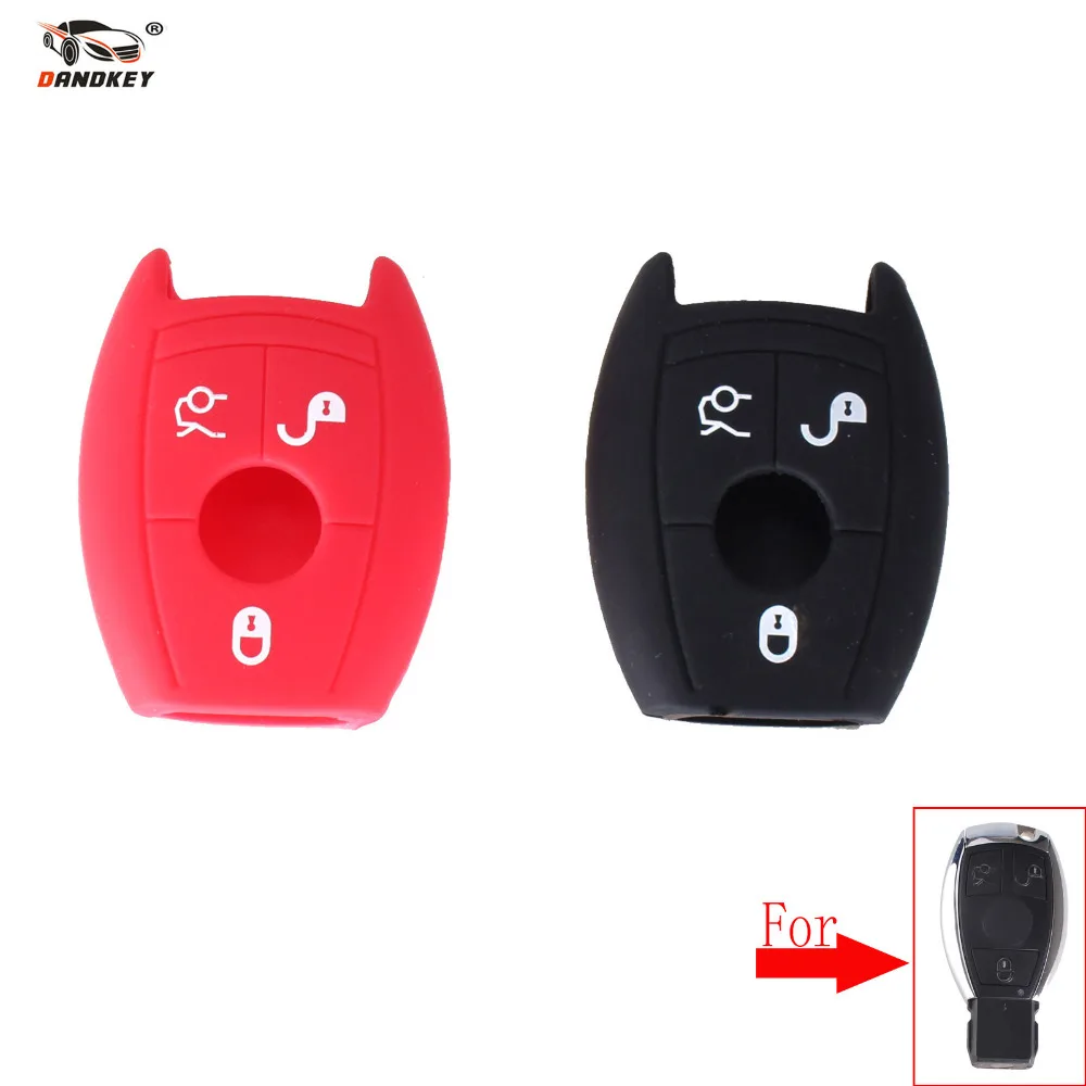 DANDKEY 3 buttons Silicone Car Key Cover Case For Mercedes Benz W203 W211 CLK C180 E200 AMG C E S C Protector Black Red
DANDKEY 3 buttons Silicone Car Key Cover Case For Mercedes Benz W203 W211 CLK C180 E200 AMG C E S C Protector Black Red