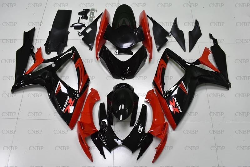 GSXR750 2006 - 2007 K6 Обтекатели GSX-R750 обтекатели GSXR 600 06 красный черный 9 Пластиковые | Дом