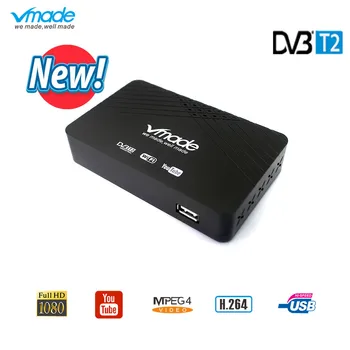 

Vmade Newest DVB-T2 Digital Receiver support H.264/MPEG4 DVB-T h264 dvb t2 support You Tube Terrestrial HD Tuner Receptor TV BOX
