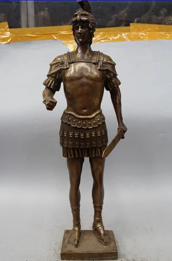 xd 003430 24"Western Art Bronze Statue Famous Roman warrior sword Statue Sculpture 
xd 003430 24"Western Art Bronze Statue Famous Roman warrior sword Statue Sculpture
