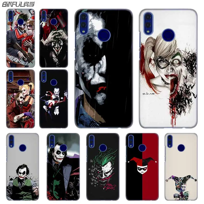 Fashion luxury Phone cose cover for Huawei Honor 10i 8 8X 9X 10 Lite 4C 5X 6 6X 6C 7a 20 Pro 7X Joker Harley Quinn design
Fashion luxury Phone cose cover for Huawei Honor 10i 8 8X 9X 10 Lite 4C 5X 6 6X 6C 7a 20 Pro 7X Joker Harley Quinn design