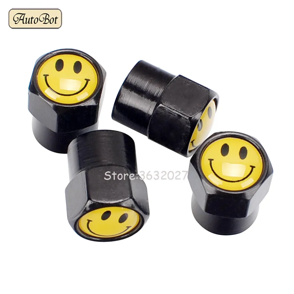 Smile Car Wheel Tire Valve Stems Caps For Fiat 500 Citroen C5 Volkswagen Polo Audi A4 B6 Renault Megane 2 Opel Astra G Kawasaki
Smile Car Wheel Tire Valve Stems Caps For Fiat 500 Citroen C5 Volkswagen Polo Audi A4 B6 Renault Megane 2 Opel Astra G Kawasaki