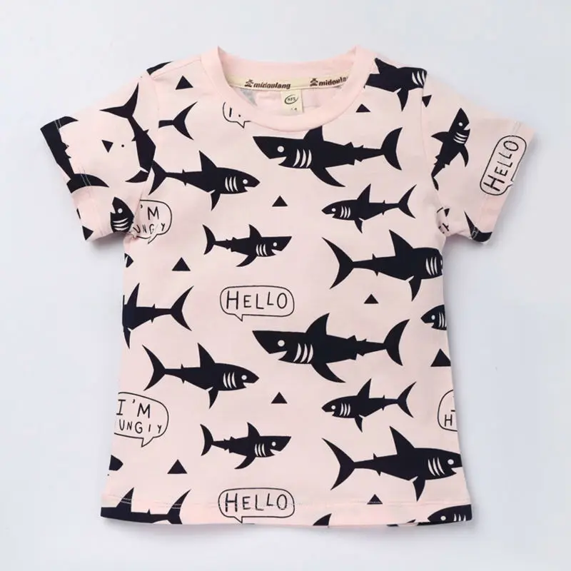 Funny Cartoon Pattern Kids T-shirts For Girls Children T Shirts For Boys Short Sleeve Baby Blouses O-neck Cotton Clothing 40 
Funny Cartoon Pattern Kids T-shirts For Girls Children T Shirts For Boys Short Sleeve Baby Blouses O-neck Cotton Clothing 40