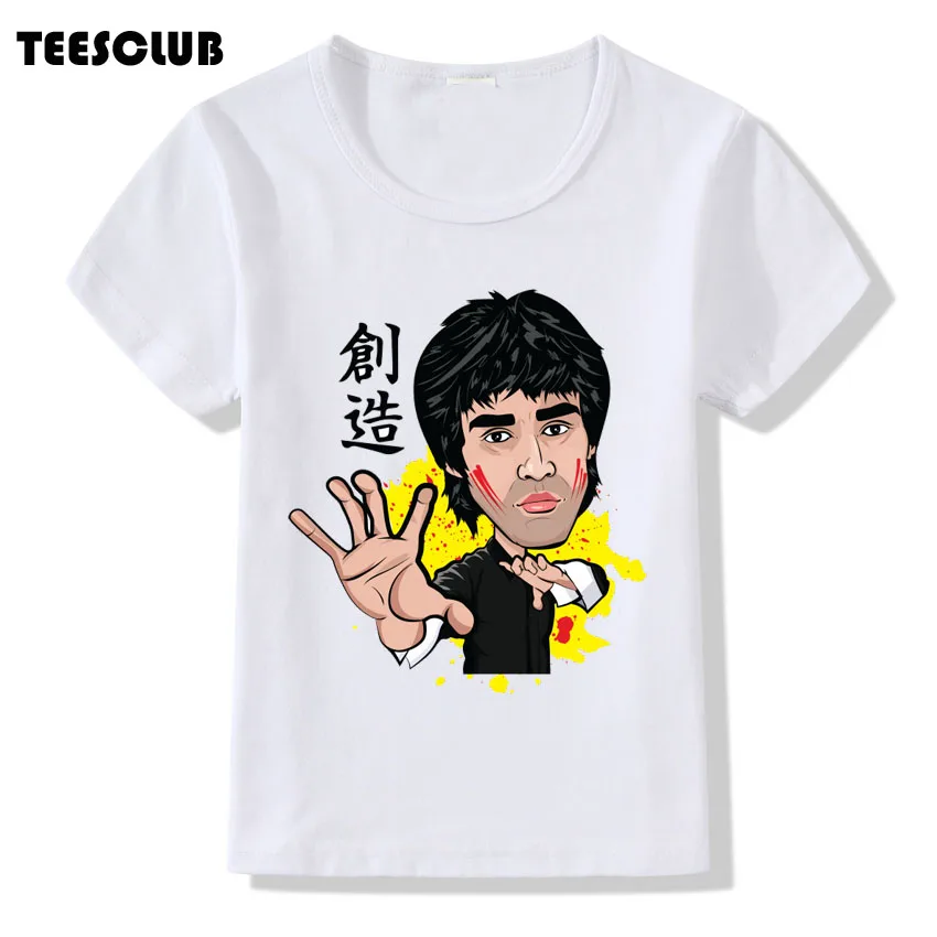 2018 Harajuku Bruce Lee Printed T shirt For Kids Chinese Kongfu Design Children Summer Tops Girls Boys T Shirts Baby Clothes
2018 Harajuku Bruce Lee Printed T shirt For Kids Chinese Kongfu Design Children Summer Tops Girls Boys T Shirts Baby Clothes