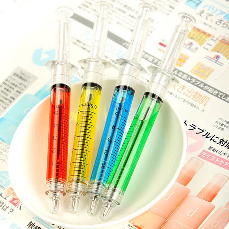 2PCS Pen Syringe Liquid Novelty Ballpoint Pen Stationery Cute Syringe Blue Ballpoint Pen Child Office And School Supplies
2PCS Pen Syringe Liquid Novelty Ballpoint Pen Stationery Cute Syringe Blue Ballpoint Pen Child Office And School Supplies