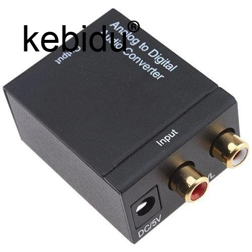 Kebidu Analog to Digital ADC Converter Optical Coax RCA Toslink Audio Sound Adapter SPDIF Adaptor for TV for Xbox 360 DVD
Kebidu Analog to Digital ADC Converter Optical Coax RCA Toslink Audio Sound Adapter SPDIF Adaptor for TV for Xbox 360 DVD