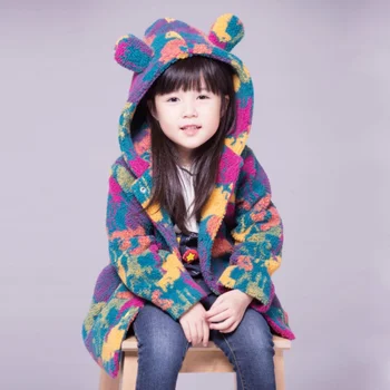 New Winter Kid Girls Hooded Coats Woolen Floral Camouflage Print Overcoat Jackets Outwear Clothes
New Winter Kid Girls Hooded Coats Woolen Floral Camouflage Print Overcoat Jackets Outwear Clothes