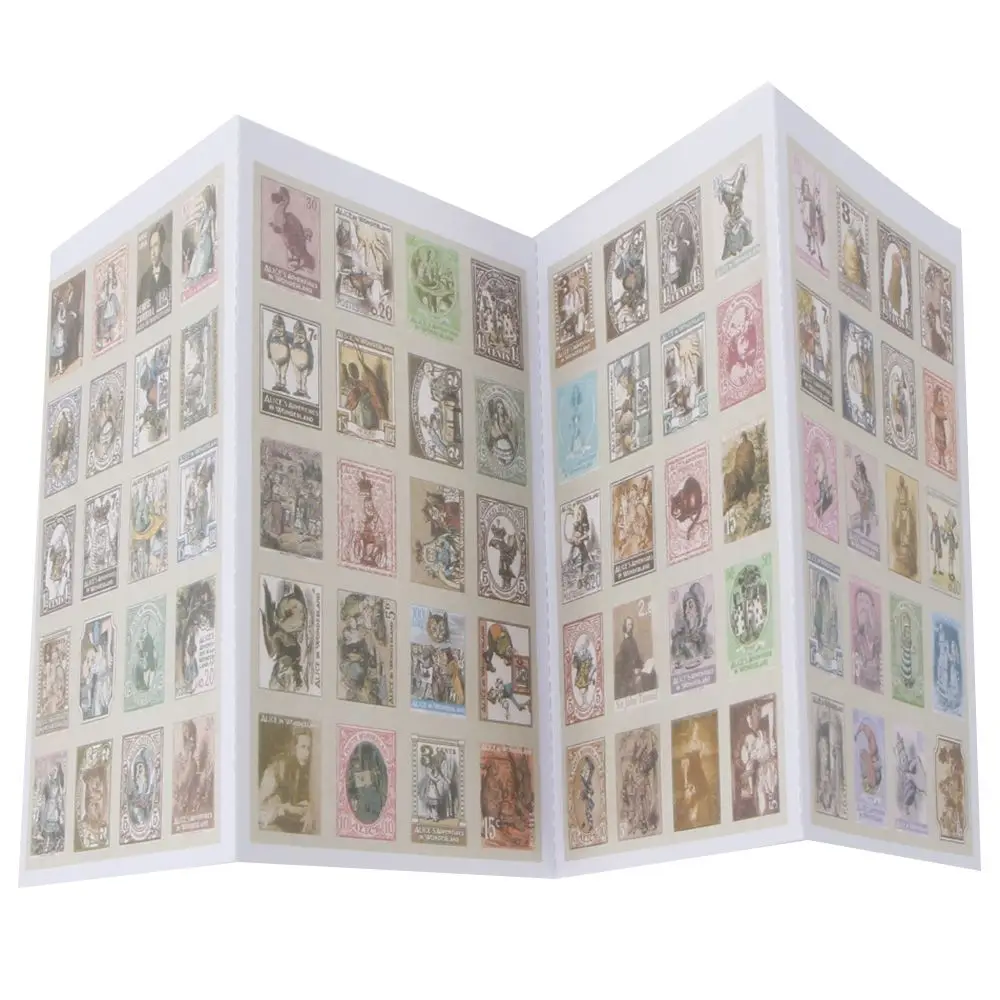 80 PCS (4 Sheets) DIY Vintage Retro Stamp Planner Stickers London Paris Prince Alice Sticky Scrapbooking Paper Stationery Set
80 PCS (4 Sheets) DIY Vintage Retro Stamp Planner Stickers London Paris Prince Alice Sticky Scrapbooking Paper Stationery Set