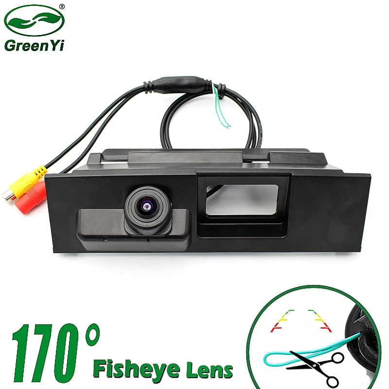 GreenYi HD CCD реверсивная парковочная камера заднего вида ночного видения для