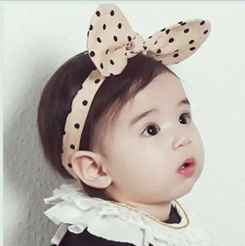 2017 New Fashion Baby Girl Headwraps Beige Black White Dot DIY Rabbit Ear Knot Tie Rabbit Ear Headband Baby Hair Accessories
2017 New Fashion Baby Girl Headwraps Beige Black White Dot DIY Rabbit Ear Knot Tie Rabbit Ear Headband Baby Hair Accessories
