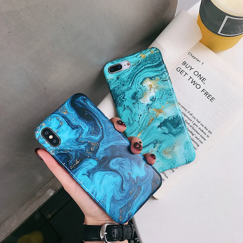 Marble pattern Phone cases for iPhone X XR XS Max Color render matte IMD soft cover for iphone 6 6S 7 8 Plus back fundas Capa
Marble pattern Phone cases for iPhone X XR XS Max Color render matte IMD soft cover for iphone 6 6S 7 8 Plus back fundas Capa