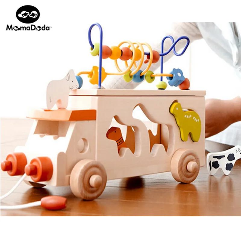Kid Early Educational Montessori Perles Wooden Around Beads Animal Bus Toy Baby Children Learning Game Toddler Building Blocks
Kid Early Educational Montessori Perles Wooden Around Beads Animal Bus Toy Baby Children Learning Game Toddler Building Blocks