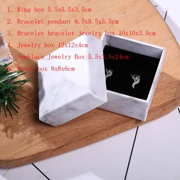2019 New 20Pcs/Lot White Marbled Kraft Paper Jewelry Boxes Gift Package Boxes Organizer Charms Ring Watch Earring Jewelry Boxes
2019 New 20Pcs/Lot White Marbled Kraft Paper Jewelry Boxes Gift Package Boxes Organizer Charms Ring Watch Earring Jewelry Boxes