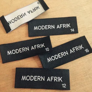 Custom Black damask cloth woven label dress/shirt/blazer End fold size writings tags 55 mm * 20 mm
Custom Black damask cloth woven label dress/shirt/blazer End fold size writings tags 55 mm * 20 mm