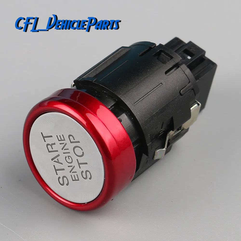 Кнопка запуска двигателя 4G1905217A красный хром для AUDI A6 C7 2011 2012 2013 2014 2016 A7 RS6 RS7 2015