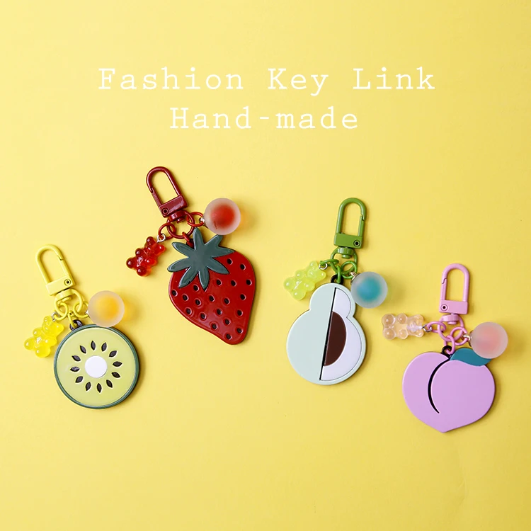 Summer Fruit Avocado Kiwi Peach Strawberry Metal Airpods Accessories Keychain For Women Key Chains Ring Bag Pendent Charm D343
Summer Fruit Avocado Kiwi Peach Strawberry Metal Airpods Accessories Keychain For Women Key Chains Ring Bag Pendent Charm D343