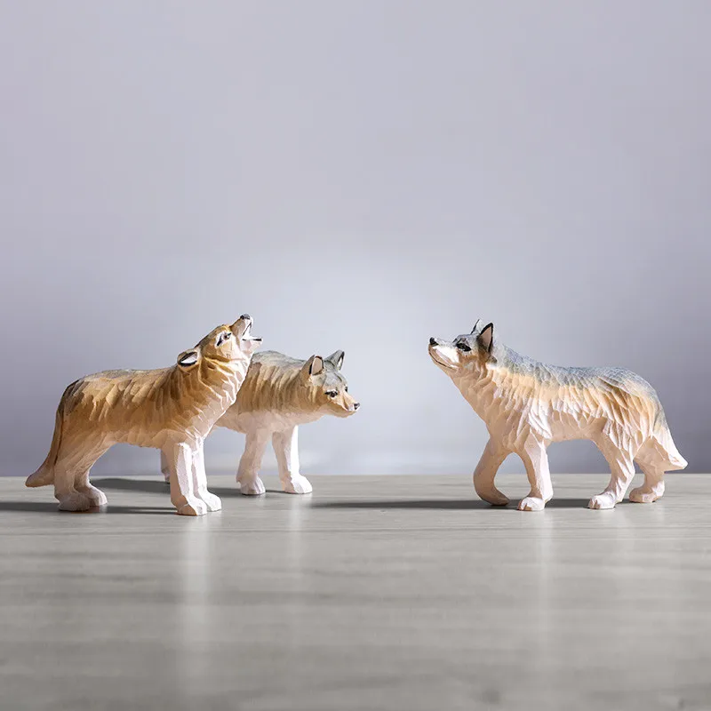 small solid wood handmade carved animal figurine ornaments wooden wolf sculpture living room decorations creative children gifts
small solid wood handmade carved animal figurine ornaments wooden wolf sculpture living room decorations creative children gifts