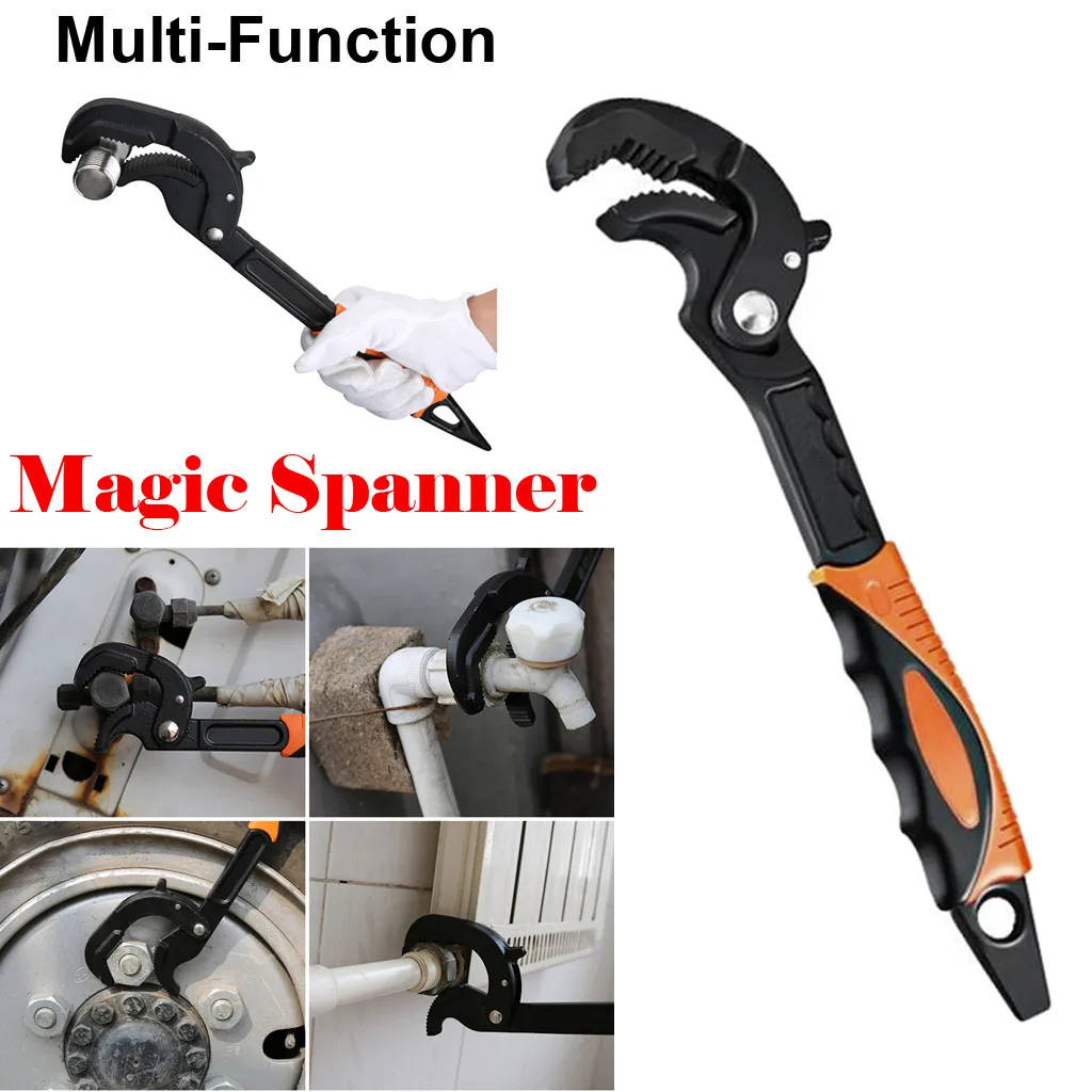 35mm Adjustable Magic Wrench Multi-Function Spanner Universal Wrench Pipe Tool Magic Spanner
35mm Adjustable Magic Wrench Multi-Function Spanner Universal Wrench Pipe Tool Magic Spanner