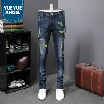 Lightweight Embroidery Jeans for Men Fashion Brand Personalized Flower Trousers Spring Summer Hole Ripped Denim Pants Men
Lightweight Embroidery Jeans for Men Fashion Brand Personalized Flower Trousers Spring Summer Hole Ripped Denim Pants Men