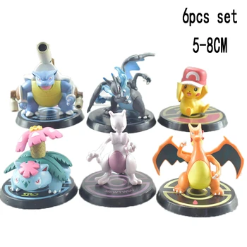 Generation Big Size 6pcs/set Pokemon Figures Pvc Action Figure 5-8cm Pikachu takara tomy Pokemon Base Doll Toys for Children K98
Generation Big Size 6pcs/set Pokemon Figures Pvc Action Figure 5-8cm Pikachu takara tomy Pokemon Base Doll Toys for Children K98