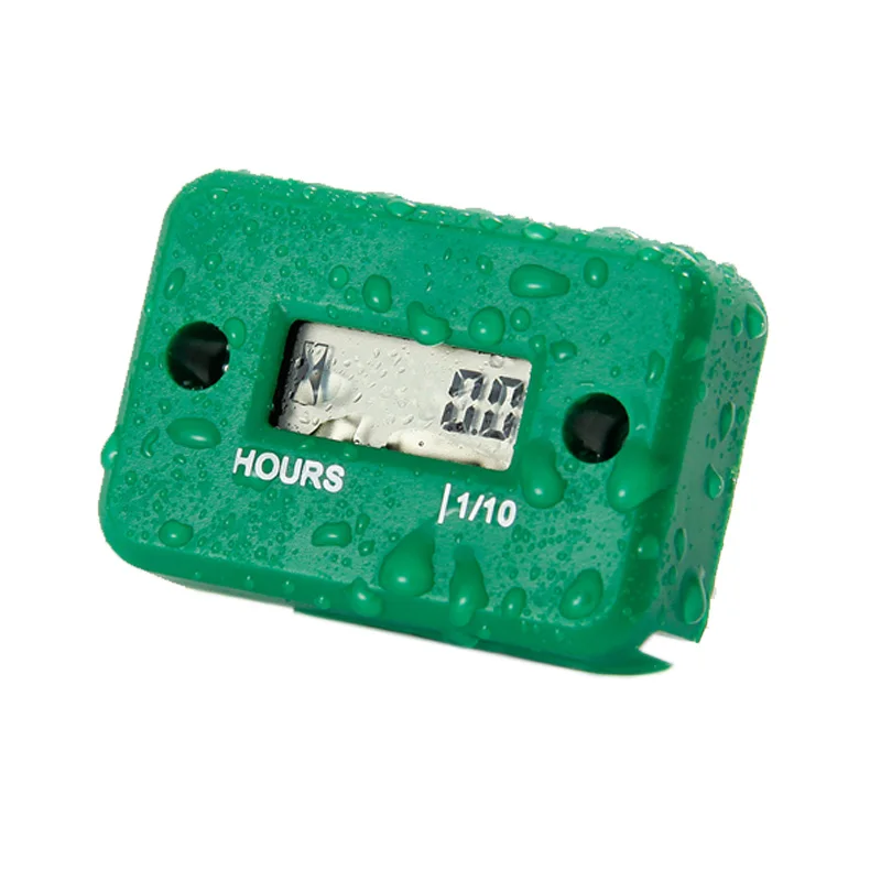 LCD Inductive Digital hour meter For jet ski Motorcycle Snowmobile marine ATV lawn mower glider paramotor Motor Green 
LCD Inductive Digital hour meter For jet ski Motorcycle Snowmobile marine ATV lawn mower glider paramotor Motor Green