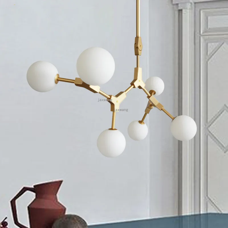 Nordic LED Chandelier Lighting Living Room Bedroom Magic Bean Molecular Lights Restaurant Luxury Pendant Lamp Modern Home Decor
Nordic LED Chandelier Lighting Living Room Bedroom Magic Bean Molecular Lights Restaurant Luxury Pendant Lamp Modern Home Decor