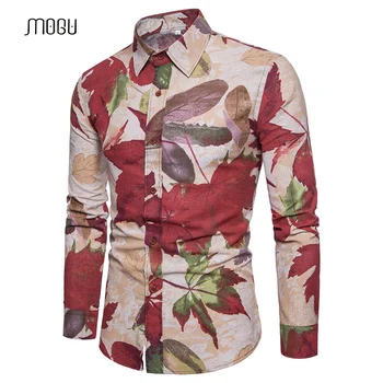 MOGU Mans Shirts with Long Sleeve 2018 Spring Fashion Plant Pattern Printed Casual Camisas Masculina Large Size 5XL 
MOGU Mans Shirts with Long Sleeve 2018 Spring Fashion Plant Pattern Printed Casual Camisas Masculina Large Size 5XL