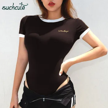 SUCHCUTE Female Bodysuit Short Sleeve Body Bodycon Summer Jumpsuit Overalls One Piece Stretch Elegant Mamluk Woman Ceremony Suit
SUCHCUTE Female Bodysuit Short Sleeve Body Bodycon Summer Jumpsuit Overalls One Piece Stretch Elegant Mamluk Woman Ceremony Suit