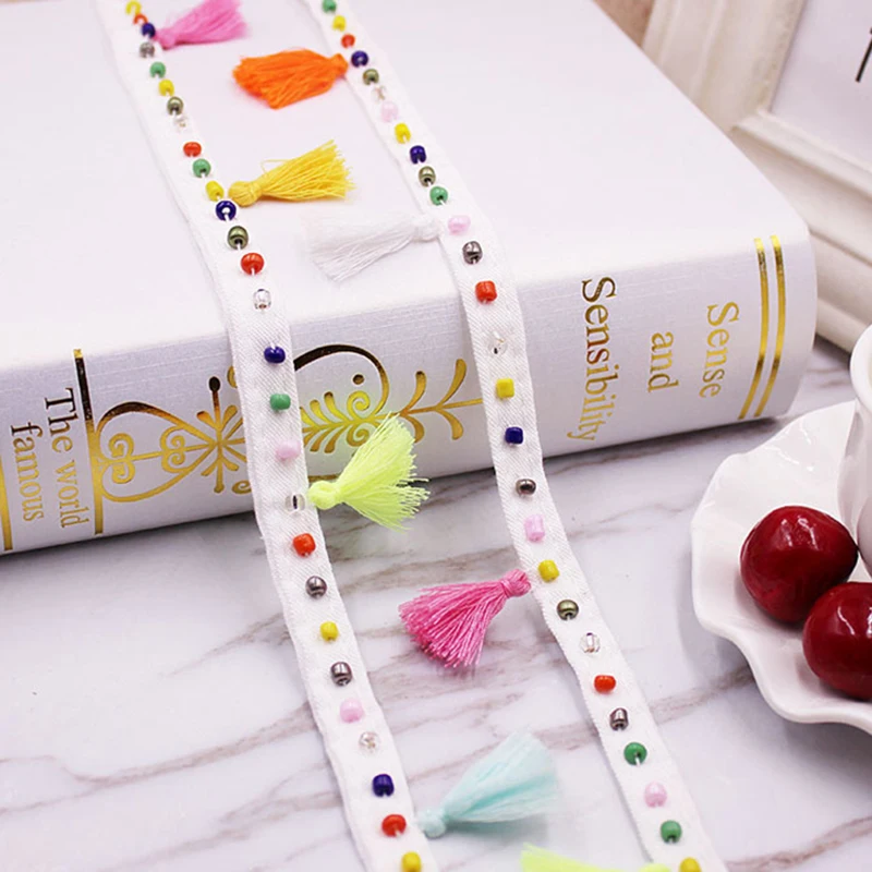 0.9M Chinese style Multicolor Cotton Fringe Tassel Ribbon Trim for DIY sewing supply garment clothes accessory costume decor
0.9M Chinese style Multicolor Cotton Fringe Tassel Ribbon Trim for DIY sewing supply garment clothes accessory costume decor