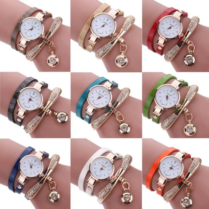 New Style Women Wrap Around Fashion Padlock Diamond Bracelet Lady Womans Wrist Watch Wholesale & Drop Shipping
New Style Women Wrap Around Fashion Padlock Diamond Bracelet Lady Womans Wrist Watch Wholesale & Drop Shipping