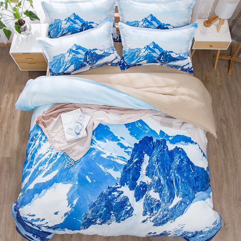 mediterranean printed comforter set snow mountain bed linen single twin queen king size 3/4PC duvet cover blue kids home textile
mediterranean printed comforter set snow mountain bed linen single twin queen king size 3/4PC duvet cover blue kids home textile