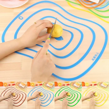 Kitchen Chopping Blocks Tool Flexible Transparent Cutting Board Kitchen PP Cutting Boards Classification Chopping Board Hot