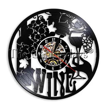 1Piece Wine Drink Vinyl Record Wall Clock Decor Beverage Wall Clock Contemporary Unique Original Gift For Wine Lover
1Piece Wine Drink Vinyl Record Wall Clock Decor Beverage Wall Clock Contemporary Unique Original Gift For Wine Lover