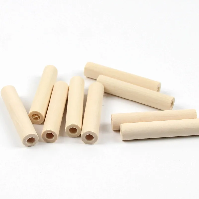 Natural Wood Round Hollow Tube Loose Wooden Beads For Diy Jewelry Making Handmade Creative Accessories 10pcs/lot 10x50mm
Natural Wood Round Hollow Tube Loose Wooden Beads For Diy Jewelry Making Handmade Creative Accessories 10pcs/lot 10x50mm