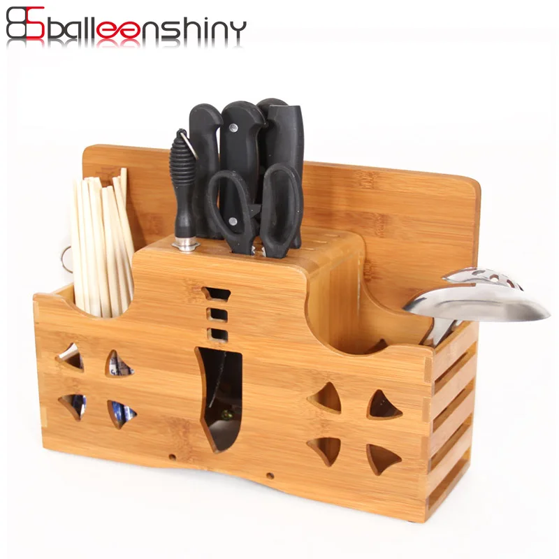 BalleenShiny Wooden Knife Holder Knife Block Stand Rack Kitchen Draining Storage Rack Chopsticks Spoon Dry Basket Tableware
BalleenShiny Wooden Knife Holder Knife Block Stand Rack Kitchen Draining Storage Rack Chopsticks Spoon Dry Basket Tableware