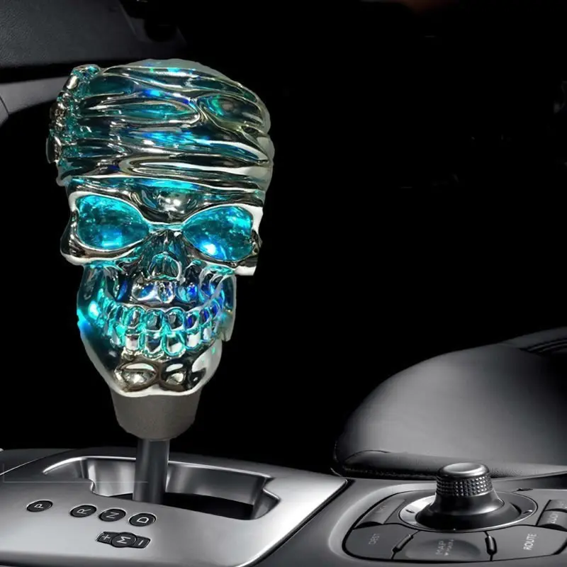 Modification of automobile universal gear rod to personality dazzling light-emitting skull head automobile gear rod
Modification of automobile universal gear rod to personality dazzling light-emitting skull head automobile gear rod