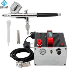 OPHIR Pro Airbrush Compressor Set Gravity Dual Action Airbrush Kit with Air Compressor for Temporary Tattoo Makeup _AC091+AC004
OPHIR Pro Airbrush Compressor Set Gravity Dual Action Airbrush Kit with Air Compressor for Temporary Tattoo Makeup _AC091+AC004