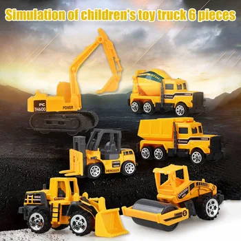 6 Pcs Childrens Toy Excavator Toys Cars Construction Truck Crane Bulldozer Tank Collection Gift S7JN
6 Pcs Childrens Toy Excavator Toys Cars Construction Truck Crane Bulldozer Tank Collection Gift S7JN