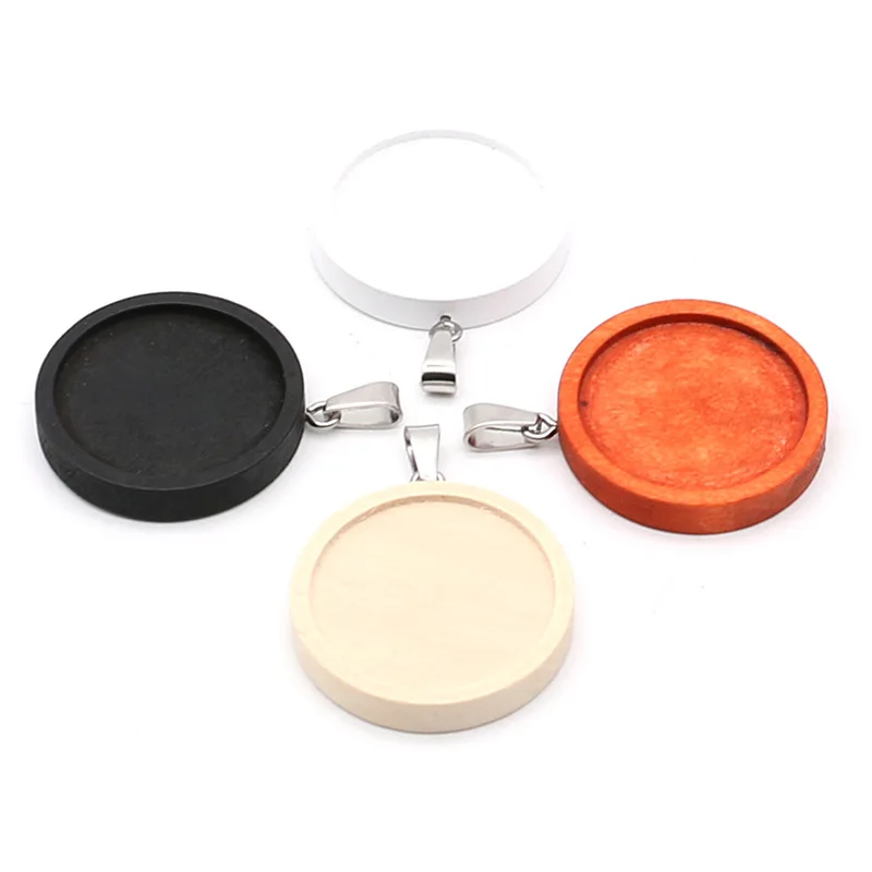 10pcs Wood Cabochon Base 25mm dia Blank Wooden Necklace Pendant Trays DIY Jewelry Accessories for Necklace Making Z1126
10pcs Wood Cabochon Base 25mm dia Blank Wooden Necklace Pendant Trays DIY Jewelry Accessories for Necklace Making Z1126