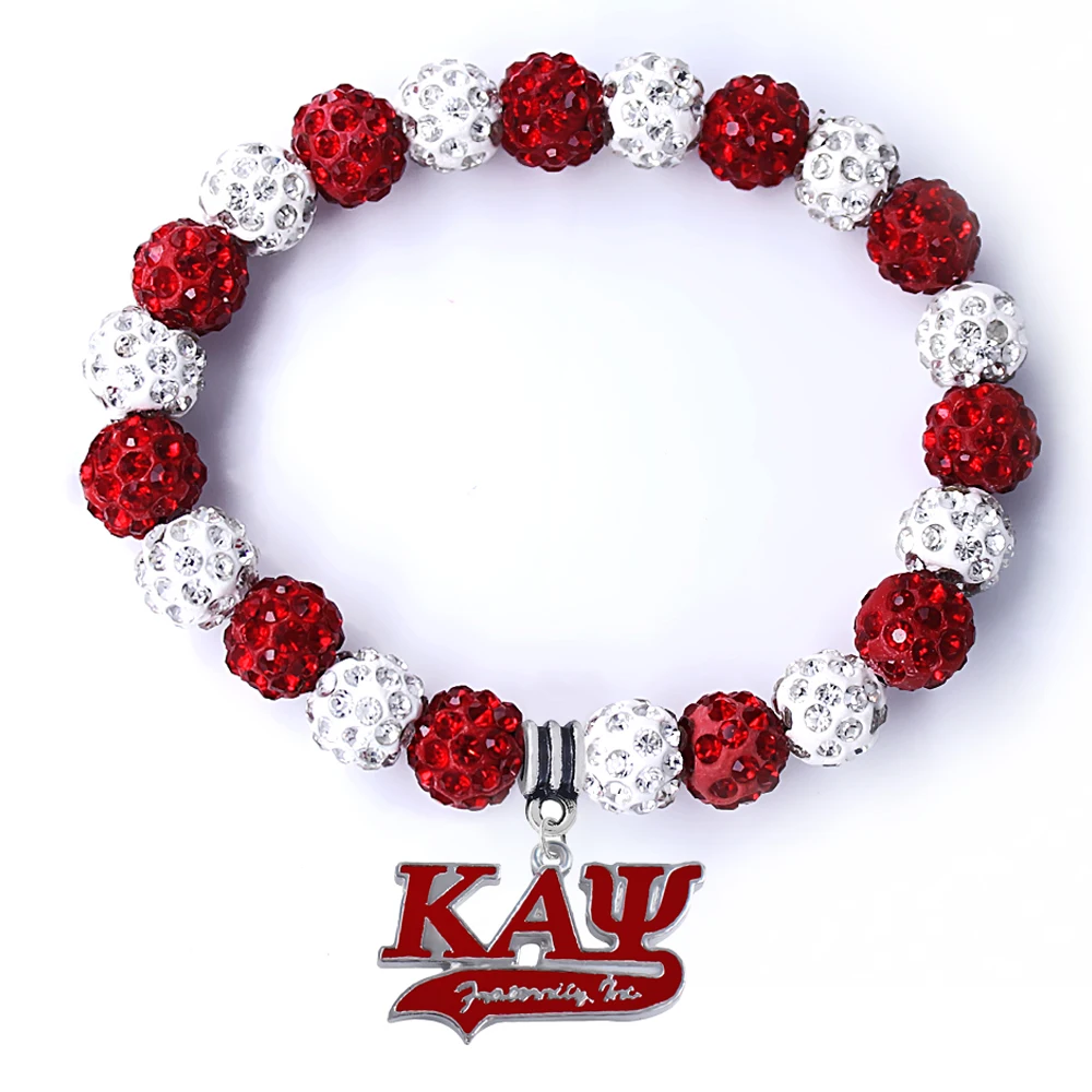 Fashion Greek letter society K ALPHA PSI fraternity jewelry bracelet enamel metal cane pendant beads bangle
Fashion Greek letter society K ALPHA PSI fraternity jewelry bracelet enamel metal cane pendant beads bangle