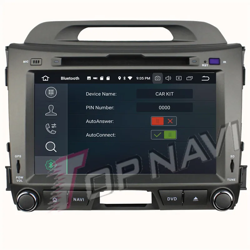 2 din car radio gps android For KIA Sportage 2012
